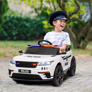 Police ride-on car for kids with flashing lights