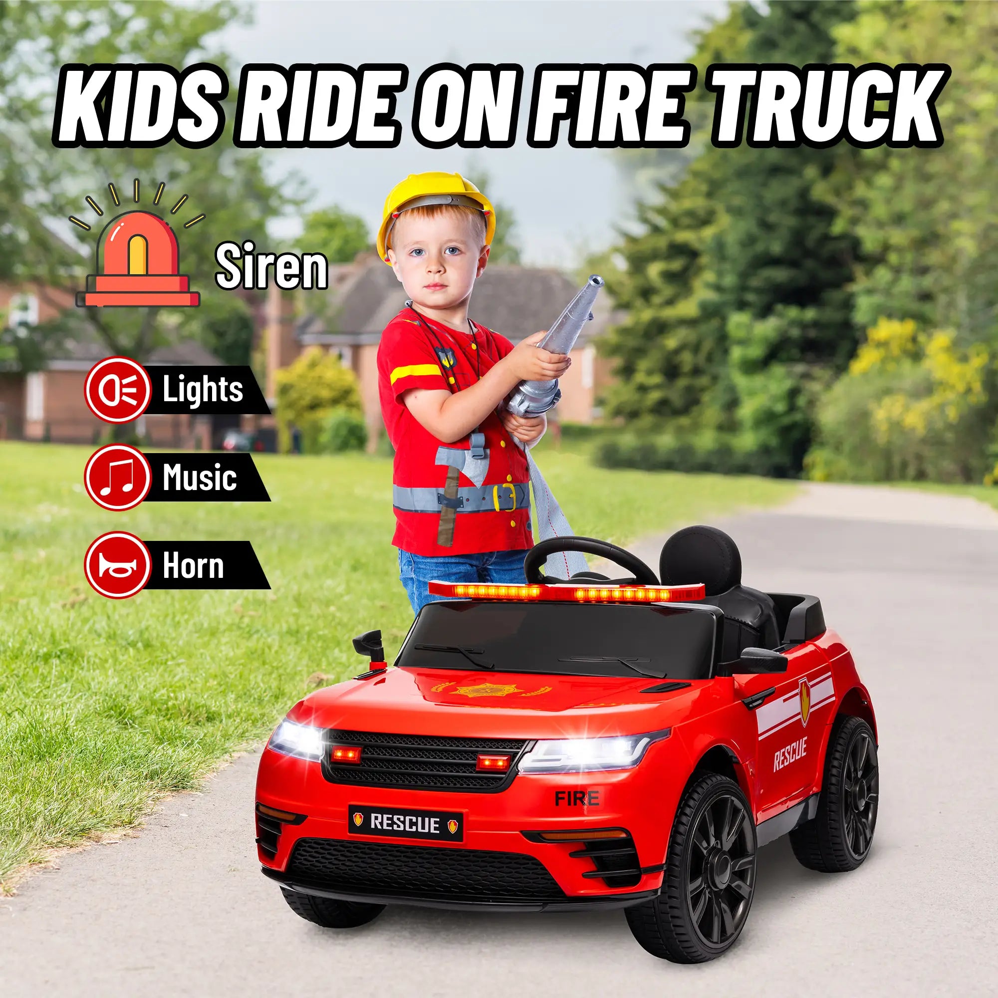 Power wheels police truck ride-on car