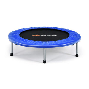 Portable fitness rebounder trampoline with cover