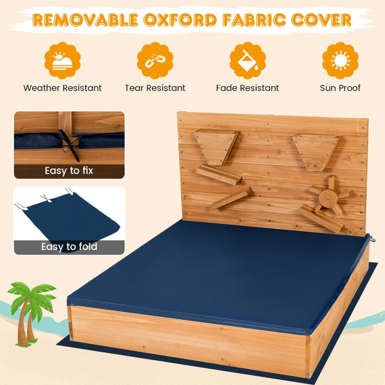 Portable sandbox easy to move and store