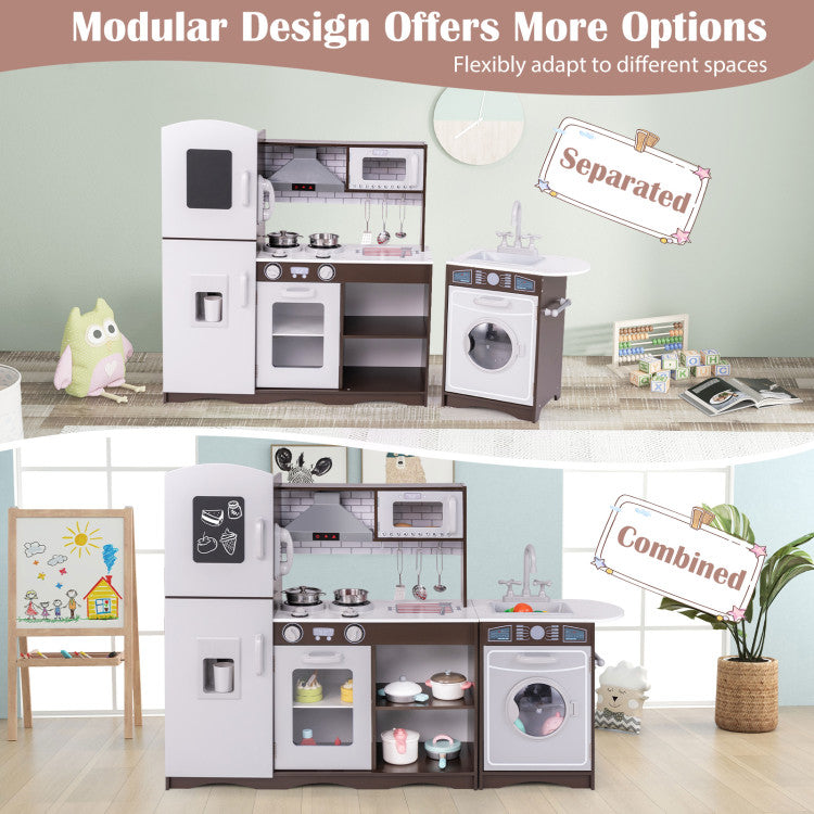 pretend kitchen appliances for kids with lights