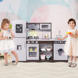pretend kitchen food items on play stove