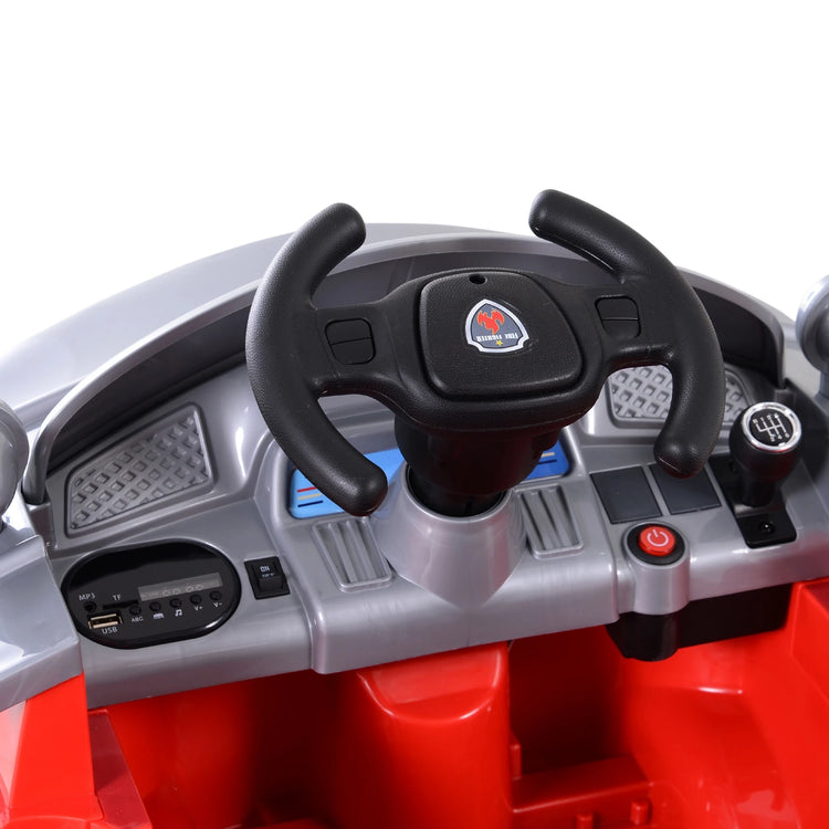 Realistic firefighter ride-on vehicle for toddlers aged 3–6