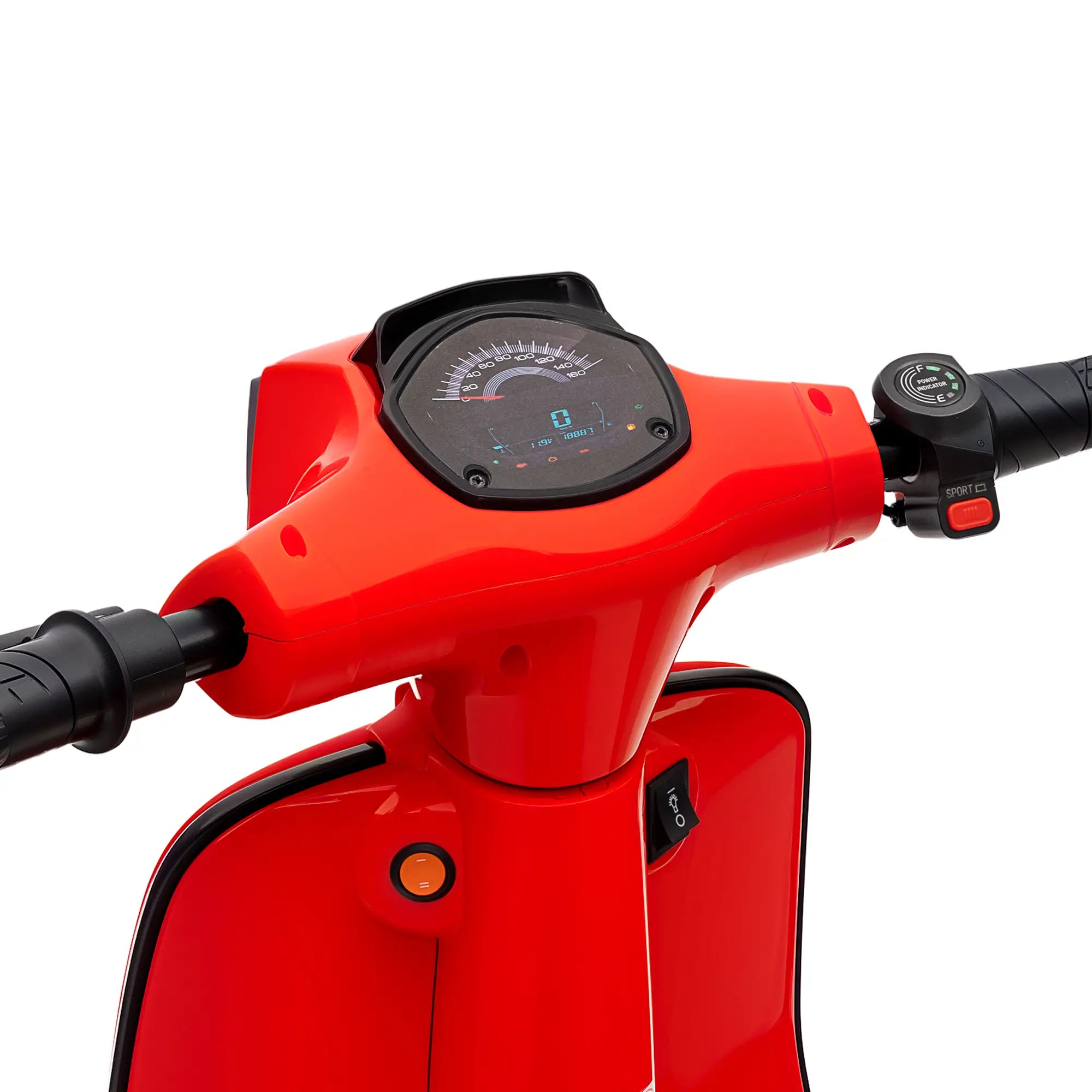 Realistic electric motorbike for children