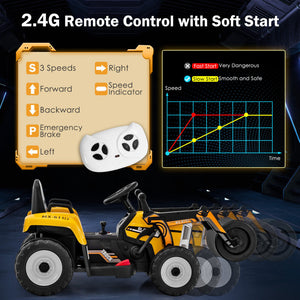 Realistic kids road roller toy for engineering role play