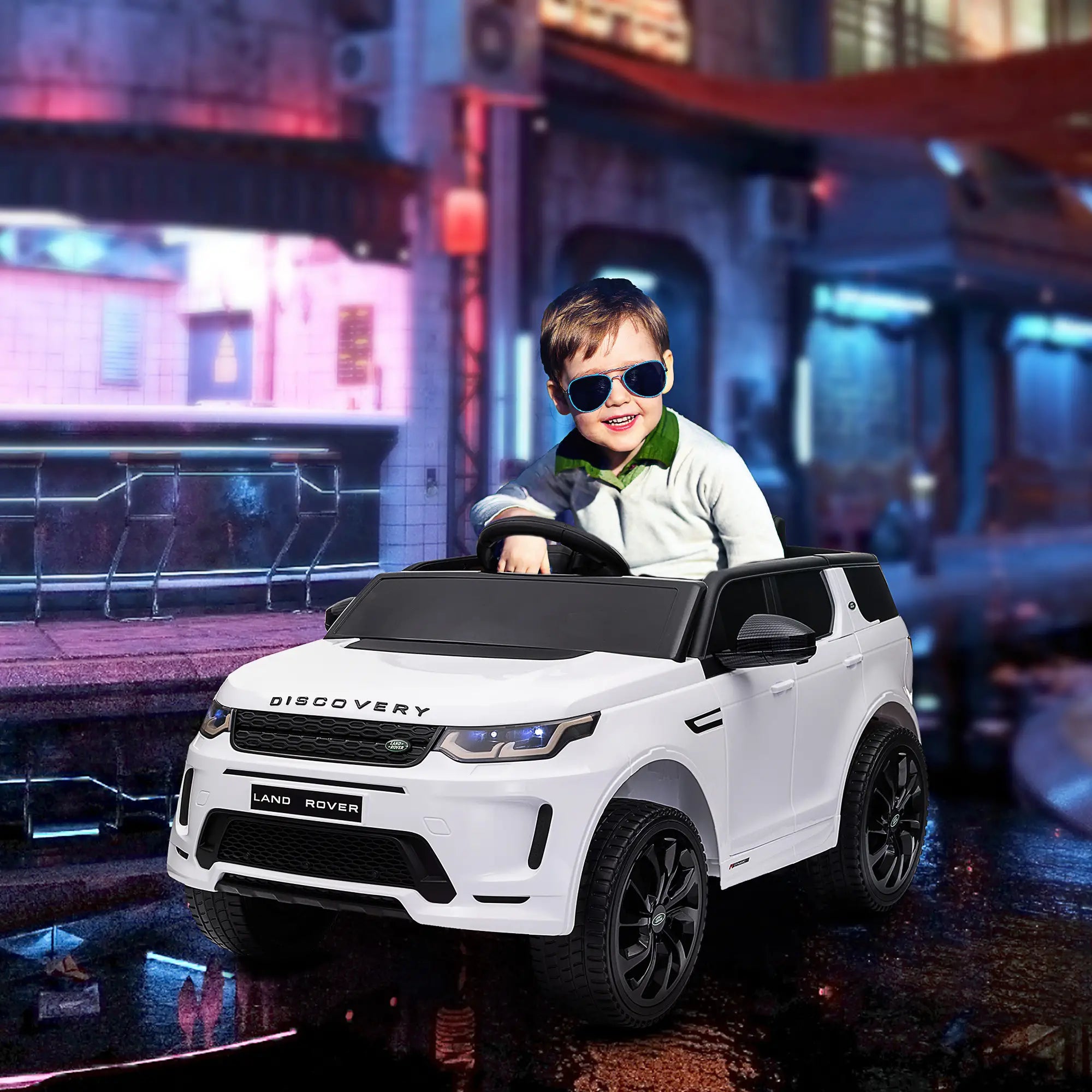 Realistic Maserati kids ride-on with working horn