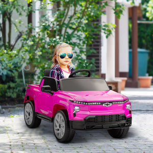 Ride-on electric bike styled as Chevy Silverado pickup
