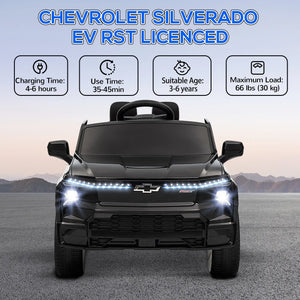 Side profile of Silverado ride-on bike for kids