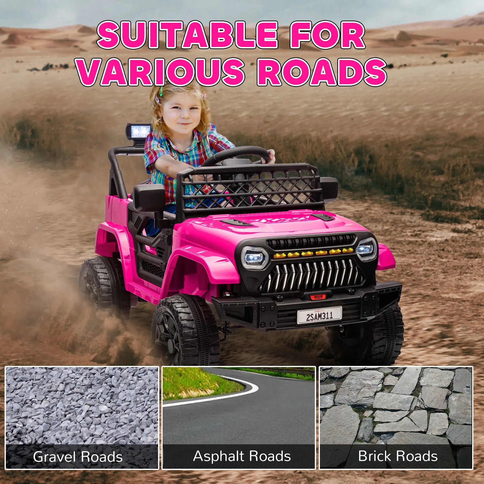 12V Qaba kids ride-on truck toy compared to ride-on bumper car 12V