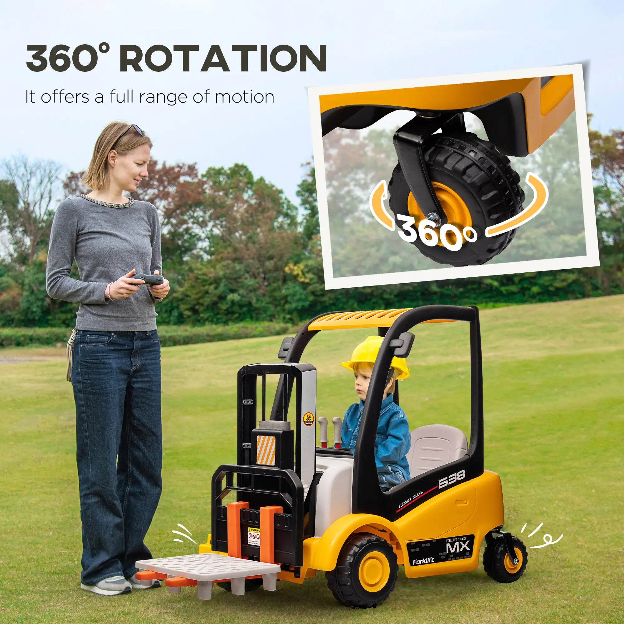 forklift toy truck battery powered