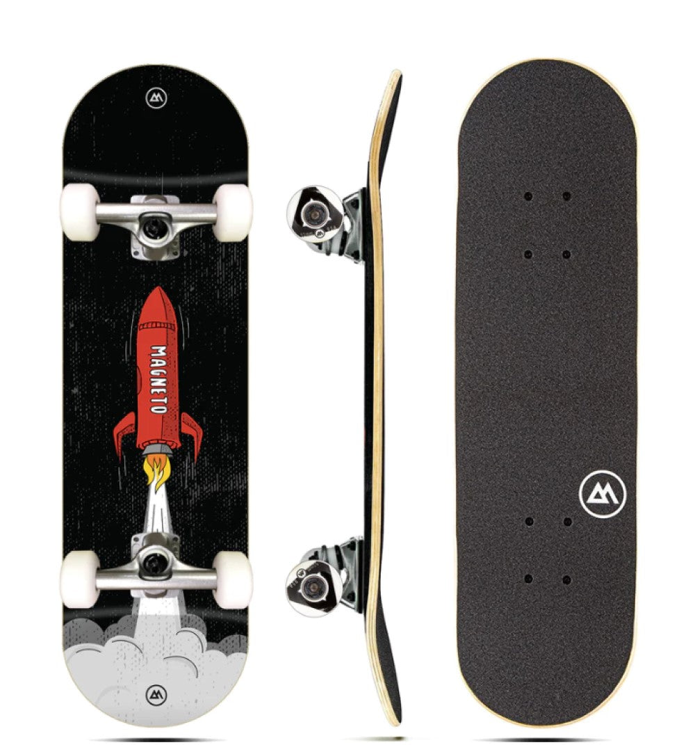 The Ultimate Skateboard for Kids Cruiser Skateboard - Perfect for Beginners and Advanced Skaters, Rocket Design