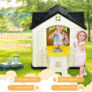 Roleplay cottage playset for boys and girls
