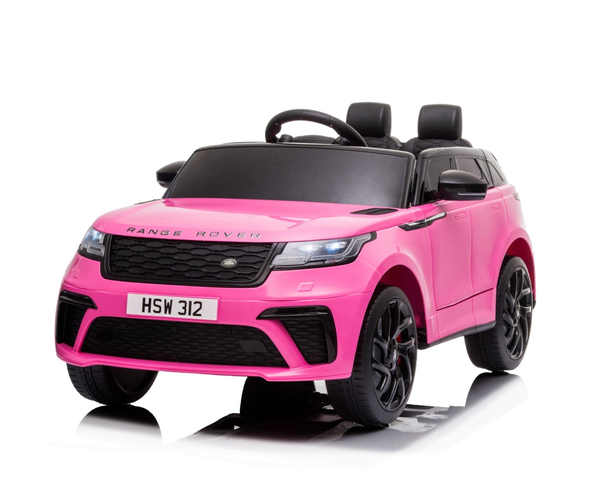 Tobbi 12V Licensed Land Rover VELAR Electric Toy Car, Battery Powered Kids Ride - on Car with Remote Control Pink