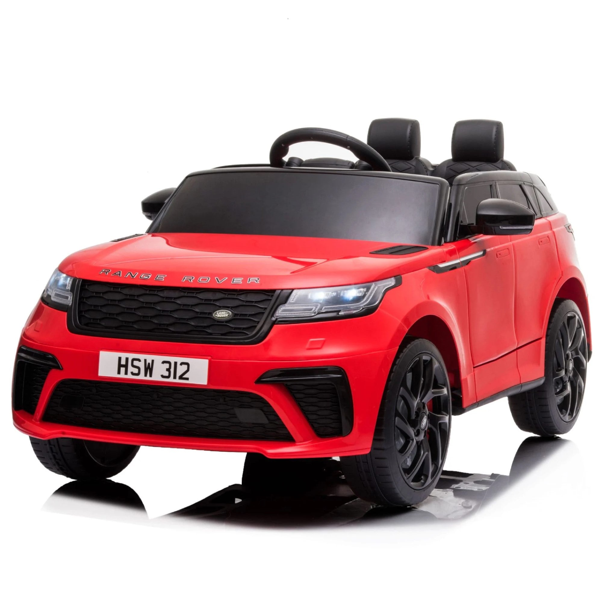 Tobbi 12V Licensed Land Rover VELAR Electric Toy Car, Battery Powered Kids Ride - on Car with Remote Control Red