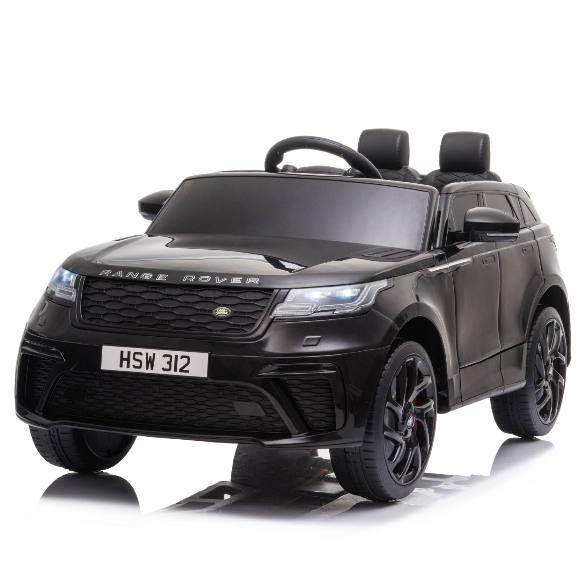 Tobbi 12V Licensed Land Rover VELAR Electric Toy Car, Battery Powered Kids Ride - on Car with Remote Control Black