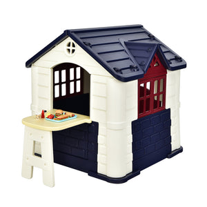 Safe HDPE playhouse for kids with sturdy design