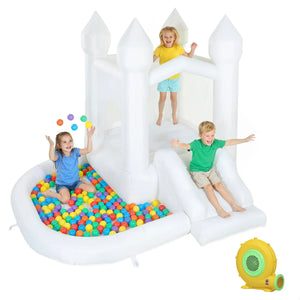 Bounce house with breathable safety mesh walls for child protection
