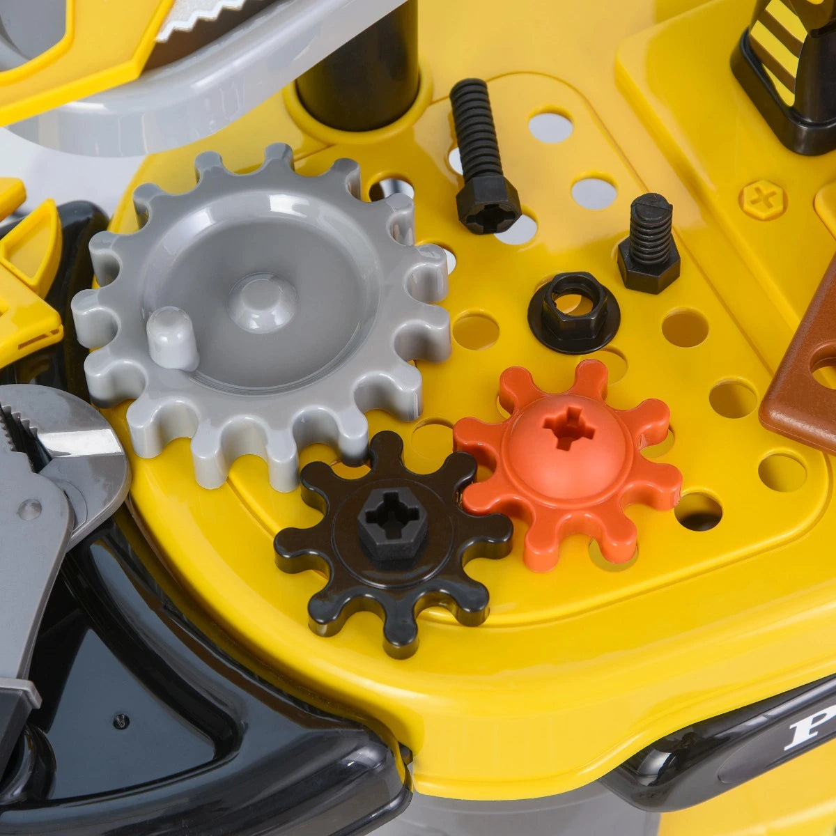 Safe plastic toy tools for children pretend play