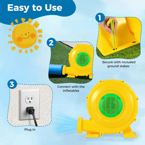 Protective air outlet grille for safer operation