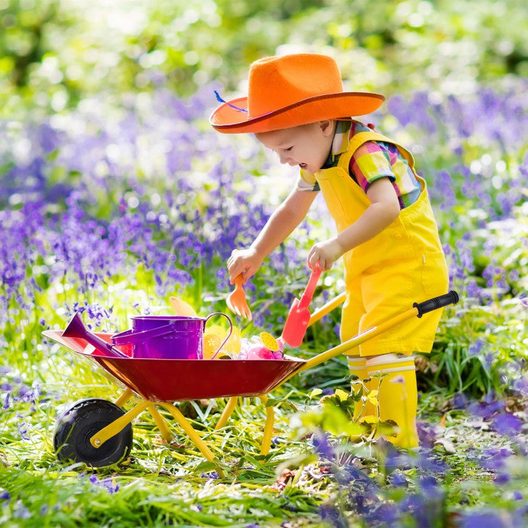 Creative station wheelbarrow for sandbox fun