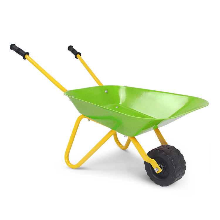 Sandbox accessory wheelbarrow for porch play