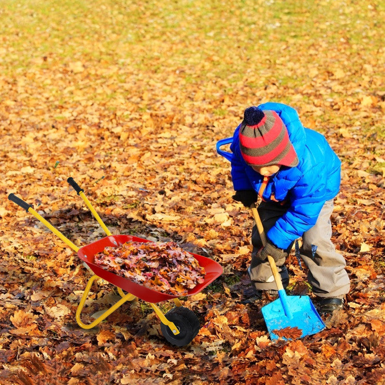Premium finish sandbox accessory wheelbarrow