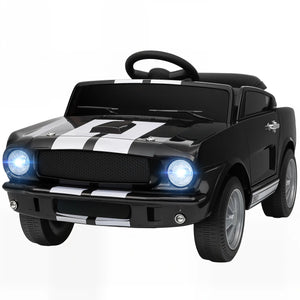 Licensed kids sports car with realistic design and headlights