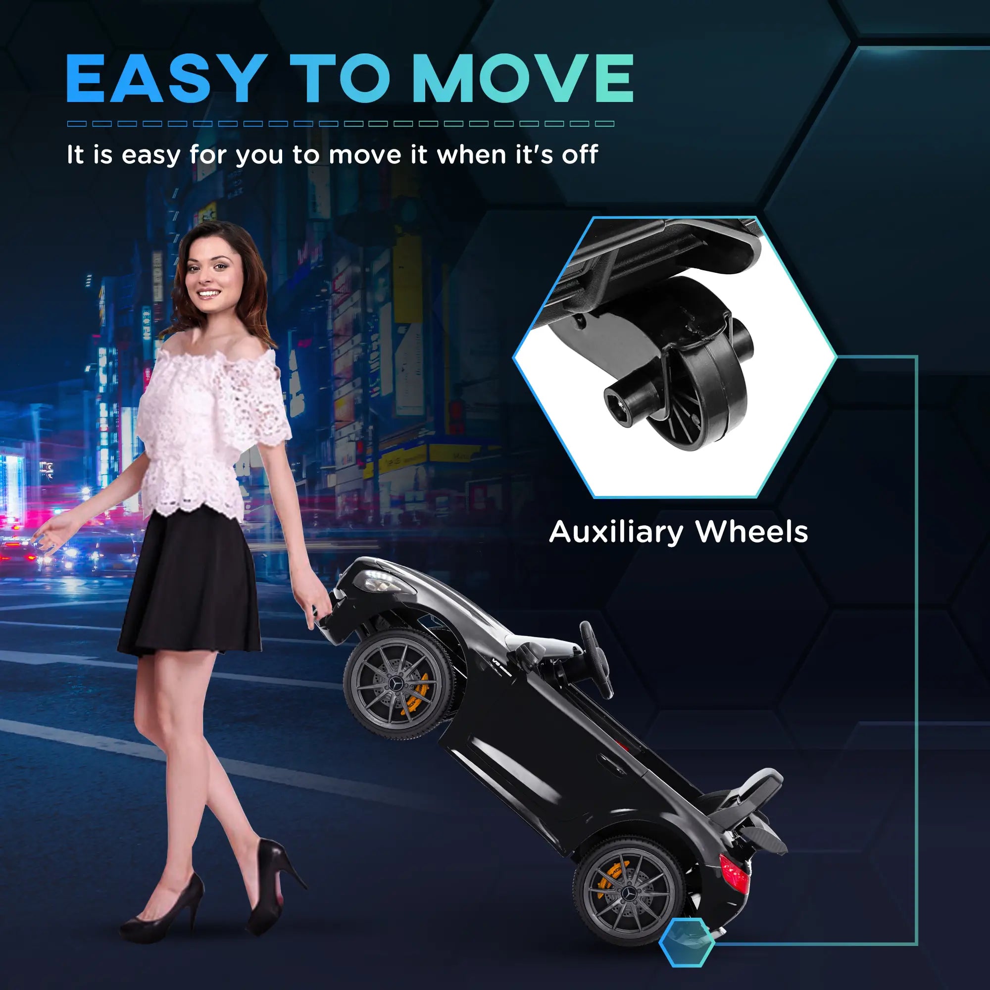 realistic single seat ride on toy car dashboard view