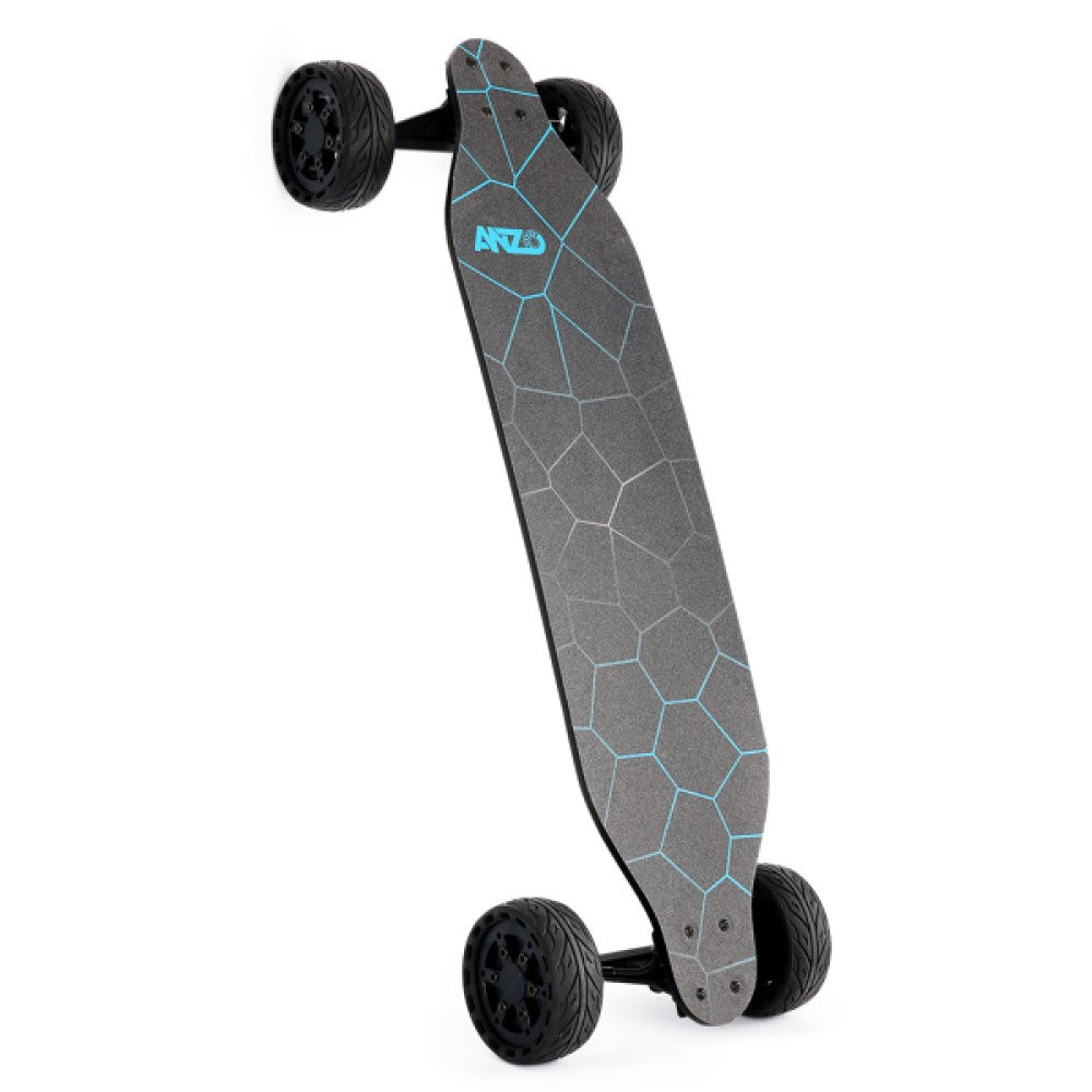 All-terrain dual 1000*2 hub motor electric skateboard with 32mph max speed, 25 miles range, 9600mah battery - ride-on electric skateboard