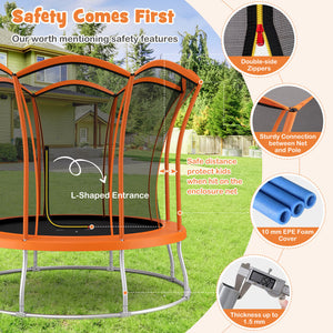 spring trampoline for kids outdoor fun