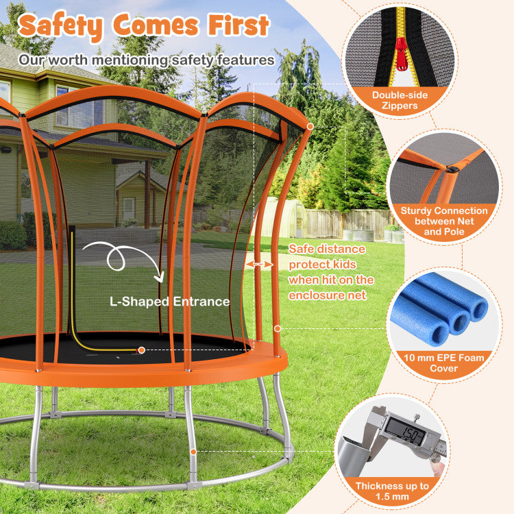 spring trampoline for kids outdoor fun