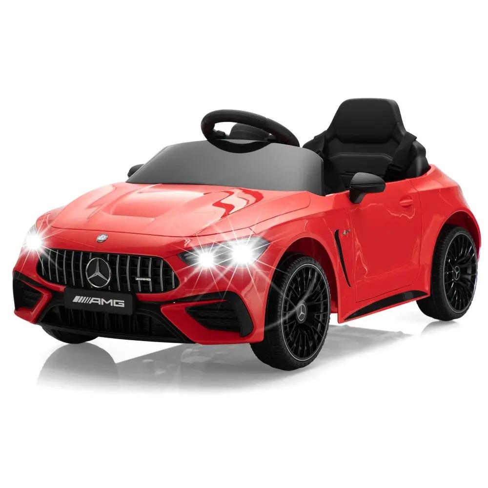 TOBBI Mercedes-Benz CLE53 Kids Ride-On Car in red color
