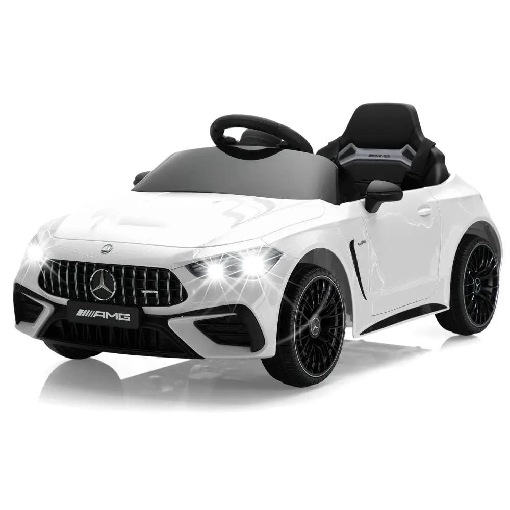 TOBBI Mercedes-Benz CLE53 Kids Ride-On Car front view white