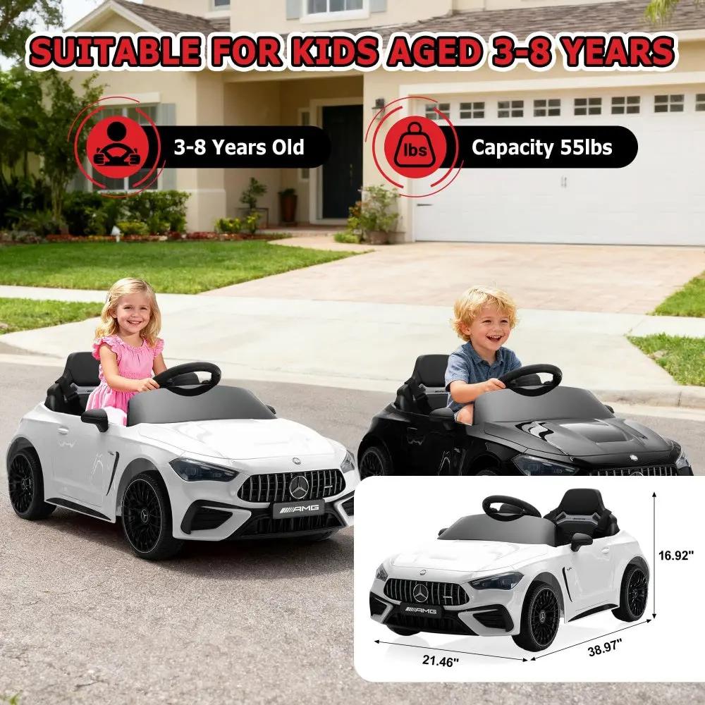 LED headlights of TOBBI Mercedes-Benz CLE53 Kids Ride-On white