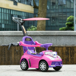 Seat opened to reveal storage area for toys or snacks
