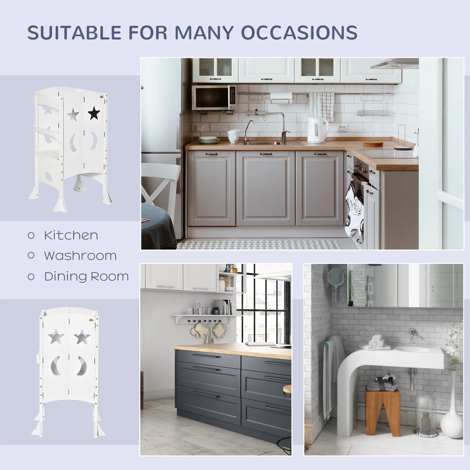 Toddler counter height stool