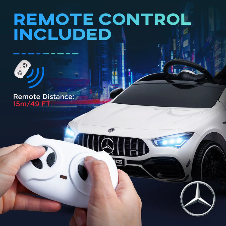 Luxury Mercedes electric ride-on car for toddlers.