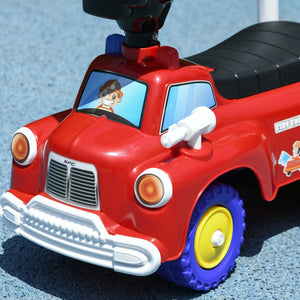 Full dimensions shot of the Toddler Push Car toy