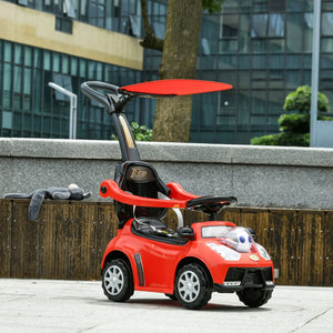 Stable four-wheel design ensures smooth and safe riding experience