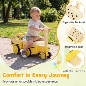 Easy grip handlebar for parent assisted pushing