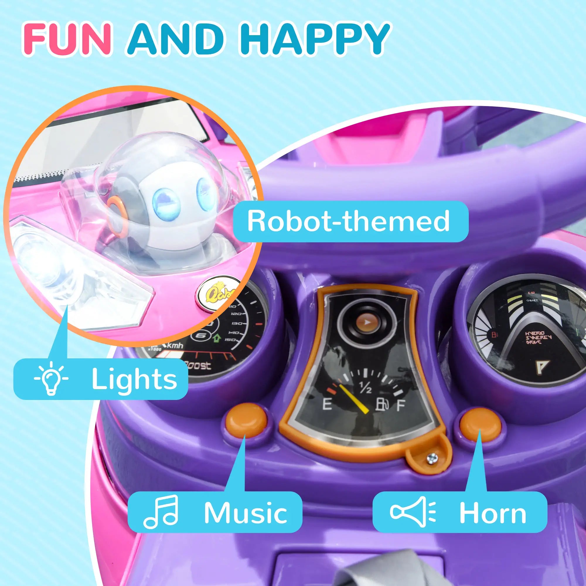 ASTM F963 and CPSIA certified toddler ride-on toy