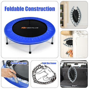 Toddler trampoline with protective spring cover