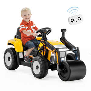 Toddler ride-on construction vehicle for imaginative play