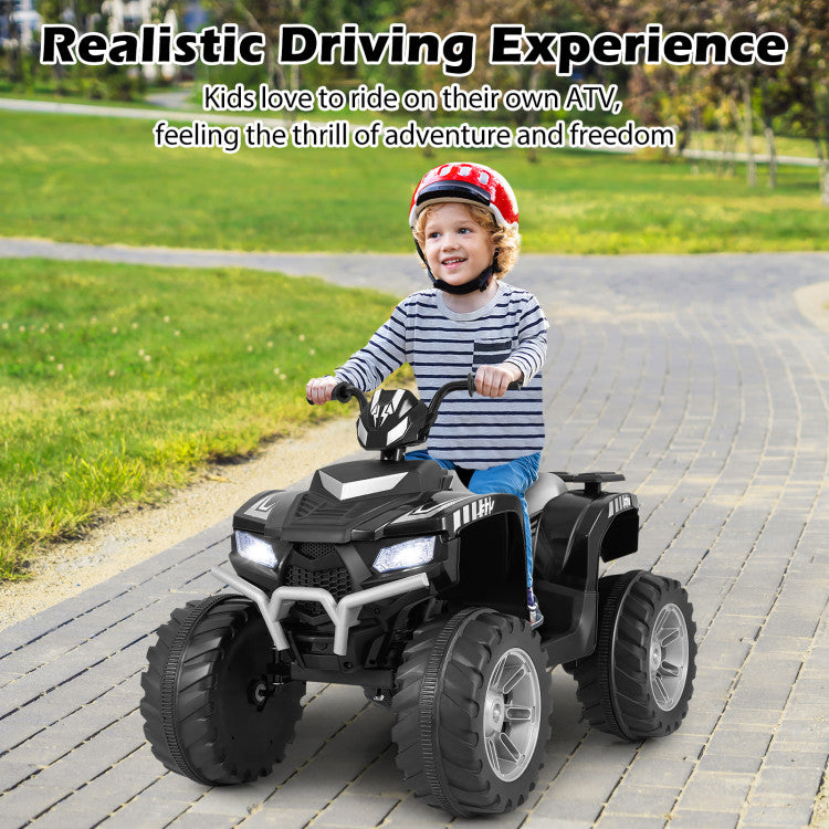 Toddler ride-on vehicle with safety features