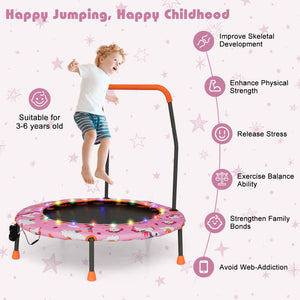Trampoline balance training for toddlers