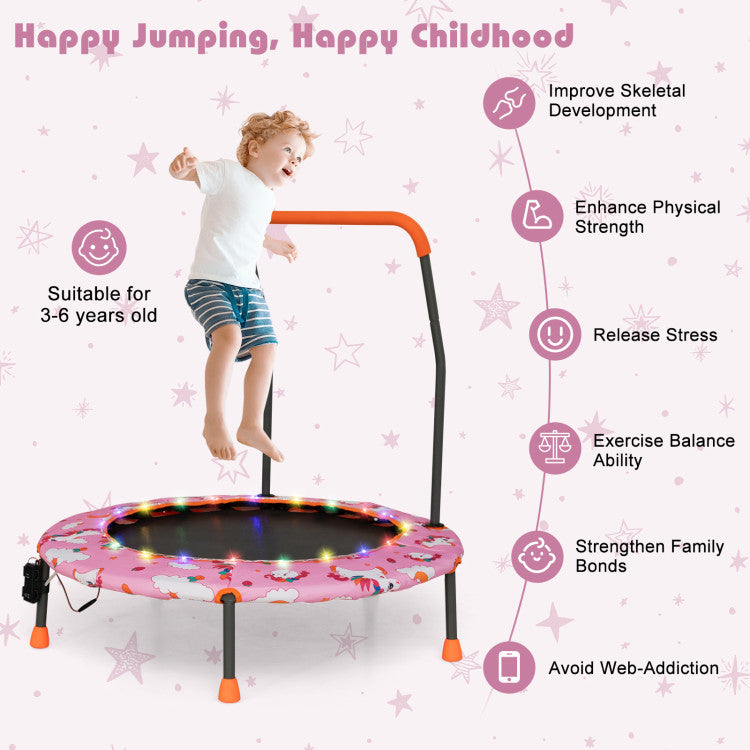 Trampoline balance training for toddlers
