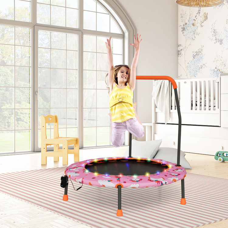 Trampoline sturdy steel frame detail