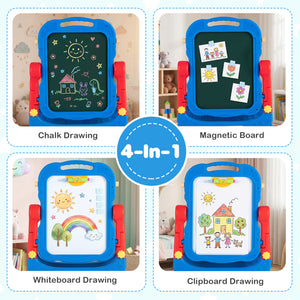 Stable triangular frame kids art easel with rounded corners2
