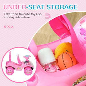Pink toddler ride-on