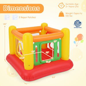 Waterproof inflatable bounce house for easy cleaning